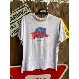 Vintage 90s single stitch Planet Hollywood New York Tshirt Size L